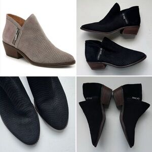 Lucky Brand Suede Leather Ankle Boots
